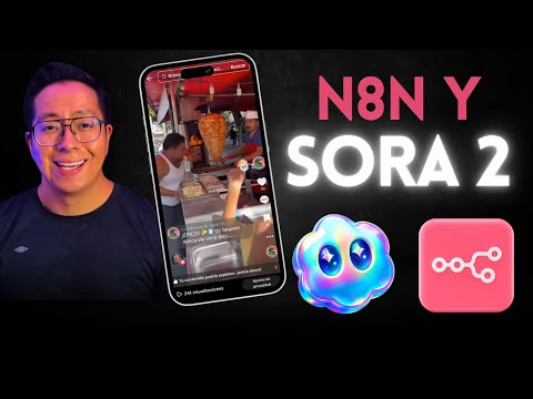 Cómo crear VIDEOS CORTOS y PUBLICARLOS en tus redes con SORA 2 y N8N 🔥