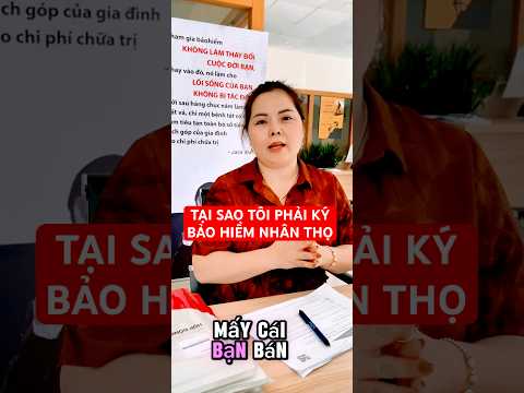 TẠI sao Tôi phải ký bảo hiểm nhân thọ Cho Bản Thân #yeucuocsong #phongthuy