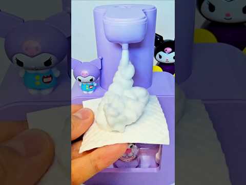 " Endless Foam! So Satisfying 🫧 Kuromi Automatic Dispenser"쿠로미 디스펜서