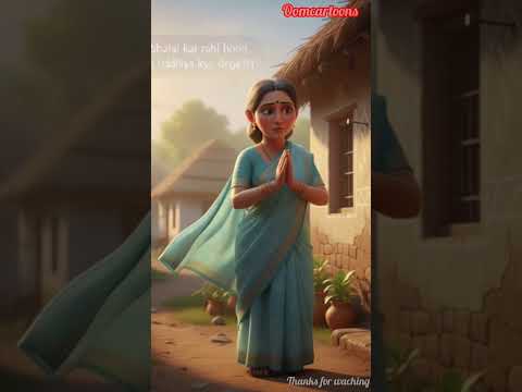 जो करता है भलाई, उसके साथ खुद भगवान होते हैं 🙏 | #Heart Touching Story #ai #OomCartoons #MoralStory