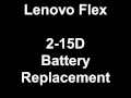 Lenovo Flex 2-15D Battery Replacement