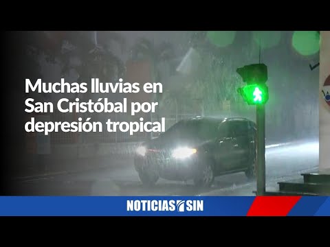 San Cristóbal:Se intensifican lluvias por  Grace