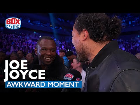 Joe Joyce & Dillian Whyte Share Awkward Exchange After Derek Chisora Win