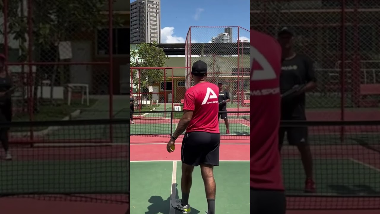 COMO DEVOLVER O SAQUE PT 13 #sport #sports #pickleball #tennis #shorts #short #shortvideo #esporte