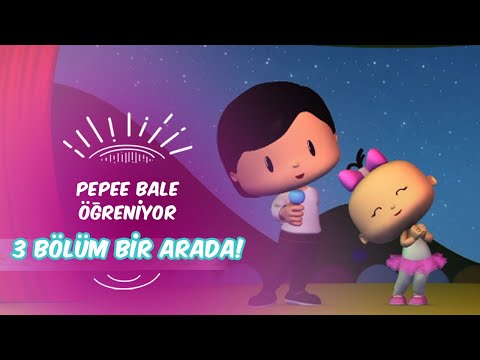 Pepee Bale Öğreniyor 🕺💃 | Leliko ve Pisi İle 3 Bölüm Bir Arada | Düşyeri