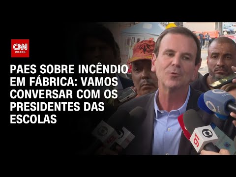 Paes sobre incêndio em fábrica: Vamos conversar com os presidentes das escolas | CNN 360°