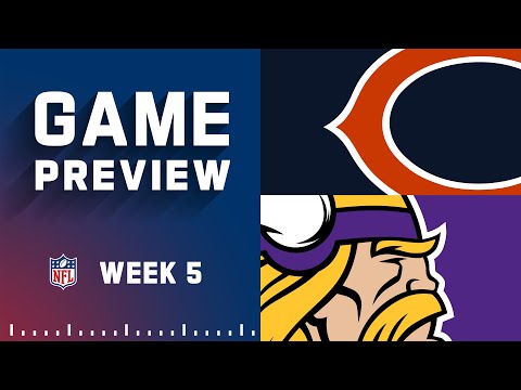 Chicago Bears vs. Minnesota Vikings Week 5 Game Preview video clip
