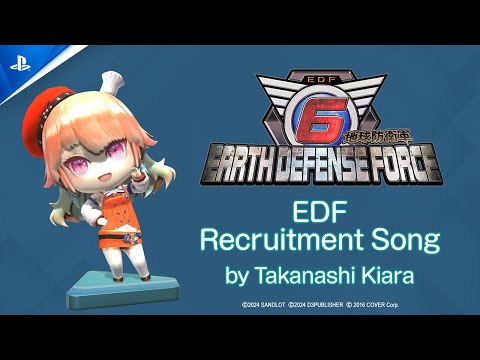 Earth Defense Force 6 - Recruitment Song (by Takanashi Kiara) | PS5 & PS4 Games