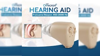 Pratinjau video produk TaffOmicron Alat Bantu Dengar In Ear Hearing Aids - K-88