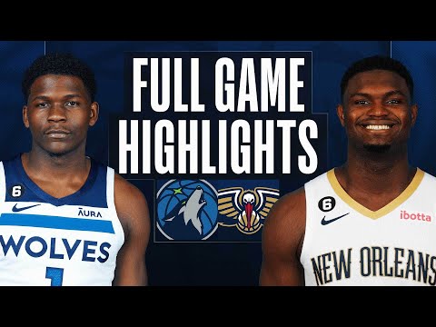 TIMBERWOLVES at PELICANS | FULL GAME HIGHLIGHTS | December 28, 2022