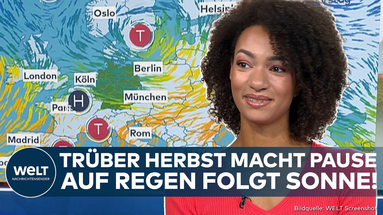 WETTER: Trüber Herbst macht Pause in Deutschland! Auf Regen folgt Sonnenschein