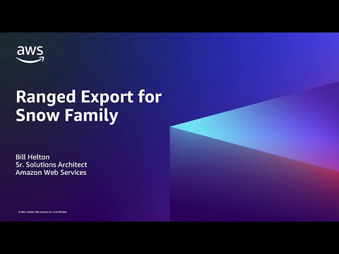 Exporting data from Amazon S3 to AWS Snowball Edge in Parallel Using Key Ranges