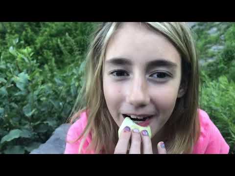 Hiking to a waterfall