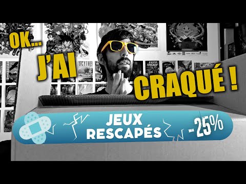 J’AI CRAQUÉ... Pour des jeux abimés !
