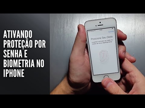 Ativando proteção por senha e biometria no iPhone