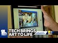 Baltimore artist uses technology to bring paintings to life