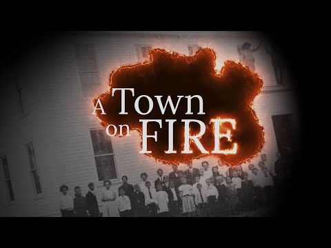 screenshot of youtube video titled A Town on Fire | Promo