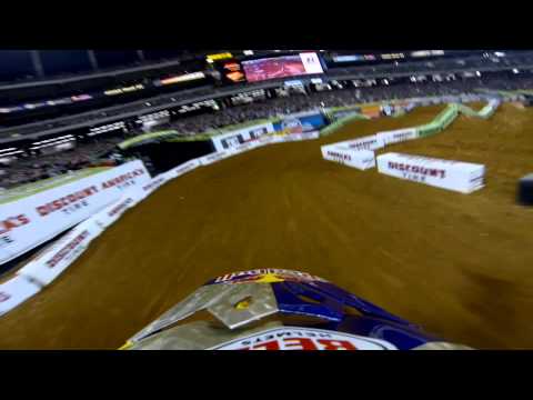 GoPro HD: James Stewart Heat Race 2013 Monster Energy Supercross from Atlanta 
