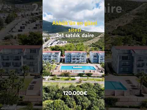 Akbük’de muhteşem site içinde satılık 2+1 daire #akbük #yazlık #satılık