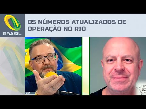 Emilio Kerber atualiza números de operação policial no Rio