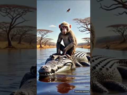 Monkey and Crocodile