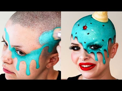 How This Makeup Artist Transforms Into Melting Ice Cream | Re-Gram | Allure