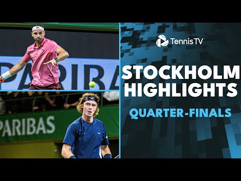 Rublev Takes On Wawrinka; Dimitrov, Paul & More Feature | Stockholm 2024 Quarter-Finals Highlights