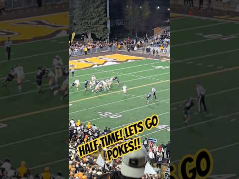 half time wyoming 21 colorado 0 #wyoming #college #footballshorts #letsgo #footballwest #linebacker