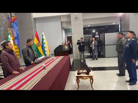 Bolivia president swears in new military commanders after denouncing 'coup' | AFP