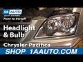 How to Replace Headlights 04-06 Chrysler Pacifica - YouTube
