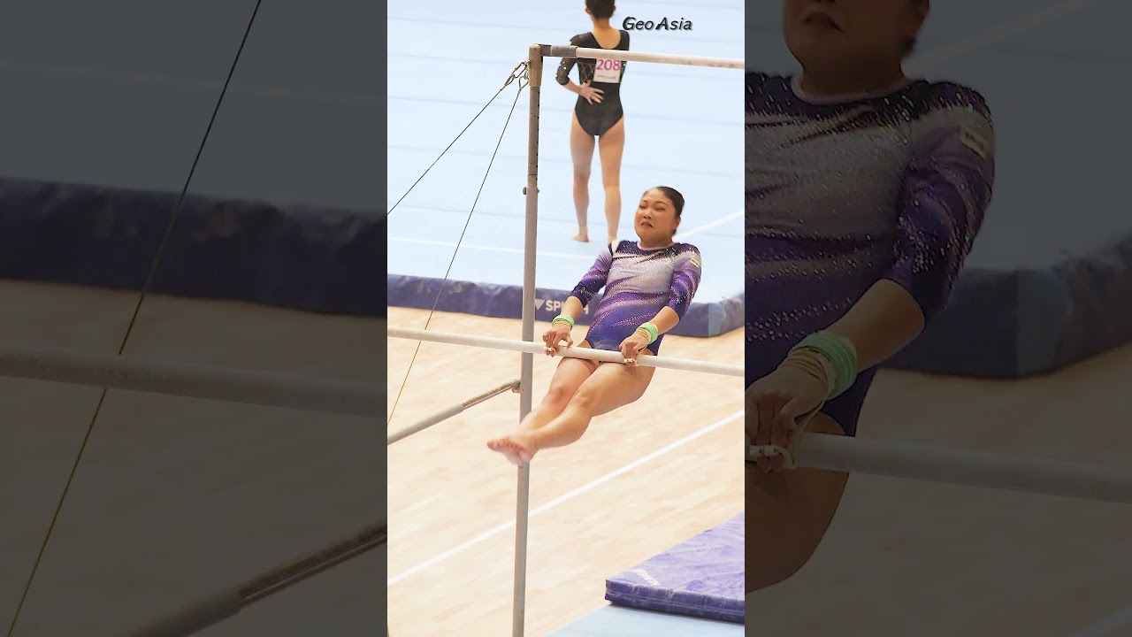 "기계체조 이단평형봉" 함미주(천안시청) #artisticgymnastics #함미주 #여자기계체조 #gymnastics #shorts