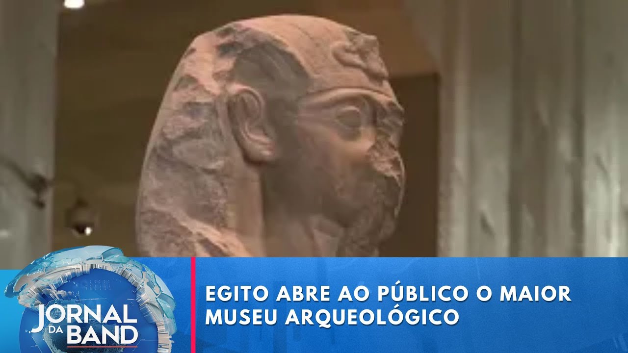 Egito abre ao público o maior museu arqueológico do mundo | Jornal da Band
