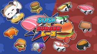 【SUSHI vs BURGER レース】どっちが一番か…決めちゃおうじゃないか！！【ちゃむ/Vtuber】