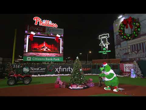 Holiday Yule Log with the Phillie Phanatic: 2021 Edition video clip