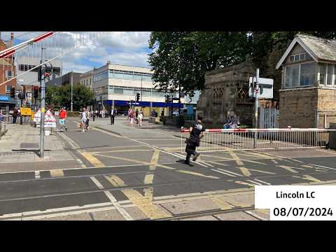 *Light Class 47 & Long Closures* High Street Level Crossing (08/07/2024)