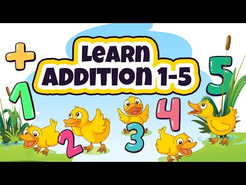 Addition 1-5 | Learn Addition with the Cute Duckling | Learn with Fun | TheLearningApps.com