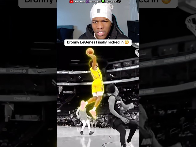 Yall really made Bronny unlock his potential 😂🔥 #basketball #nba #dunk #lebronjames #bronny