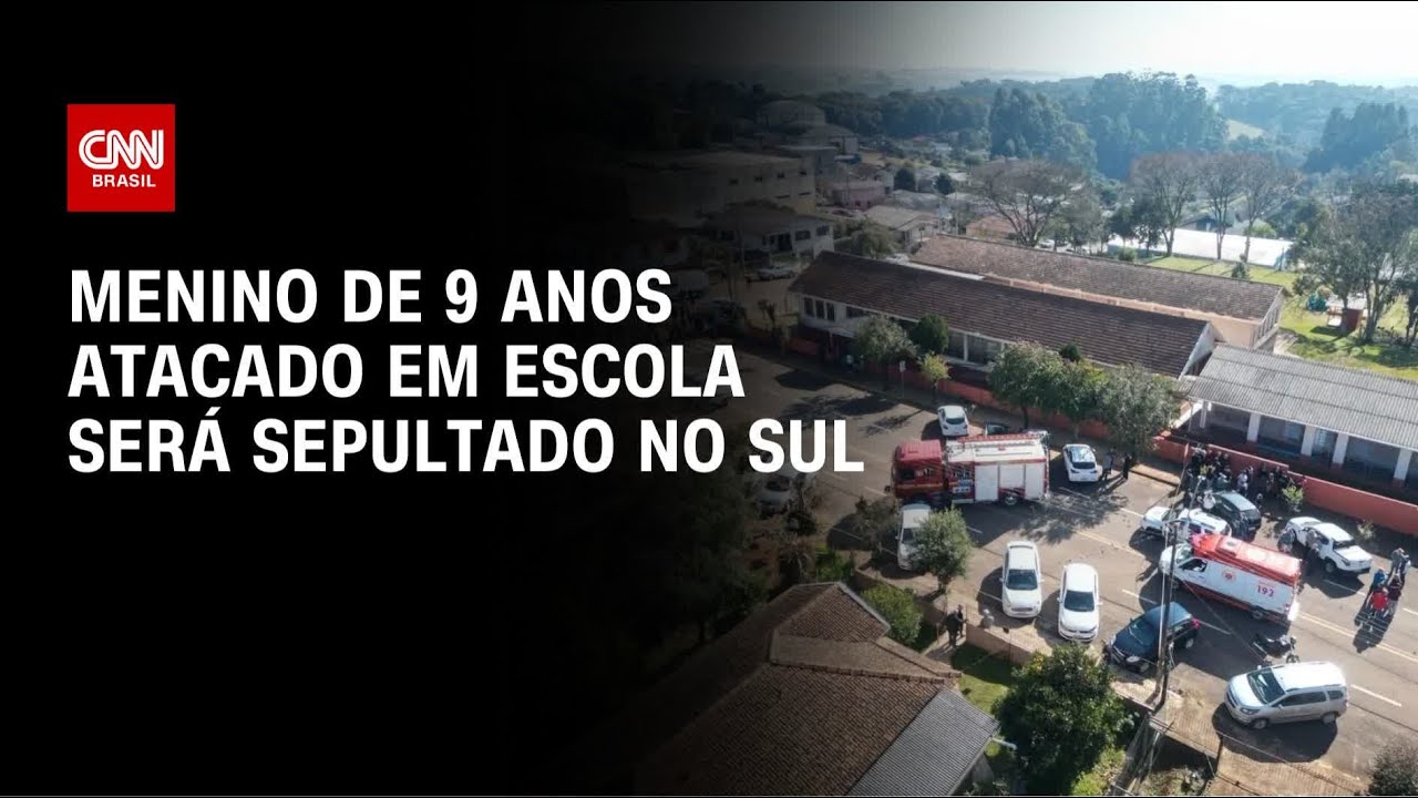 Menino atacado por adolescente em escola será sepultado no Sul | CNN NOVO DIA