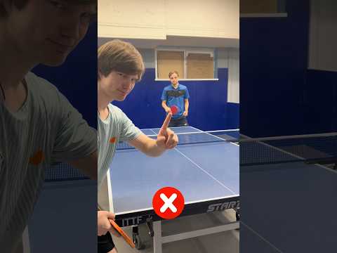 Как принять обратную подачу/ How to receive a reverse serve #настольныйтеннис #tabletennis