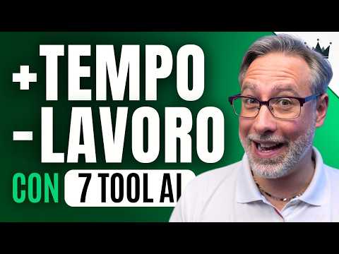 7 TOOL AI per LAVORARE la METÀ (e con RISULTATI MIGLIORI) con @andreagiorgiAI
