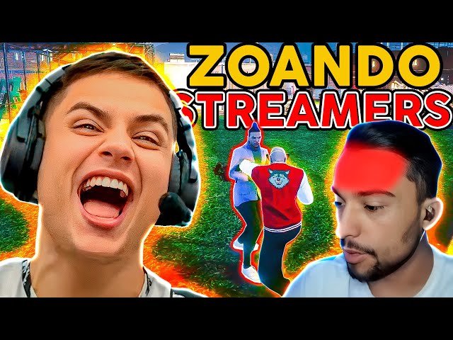 VIREI ADM e ZOEI STREAMERS AO VIVO no GTA RP! (Paulinho o LOKO)