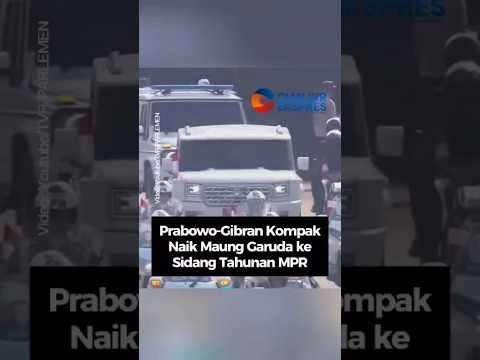 Prabowo-Gibran Kompak Naik Maung Garuda Ke Sidang Tahunan MPR #maunggaruda #prabowo #gibran #short