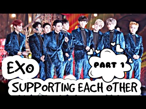 EXO SUPPORTING EACH OTHER SOLO ACTIVITIES