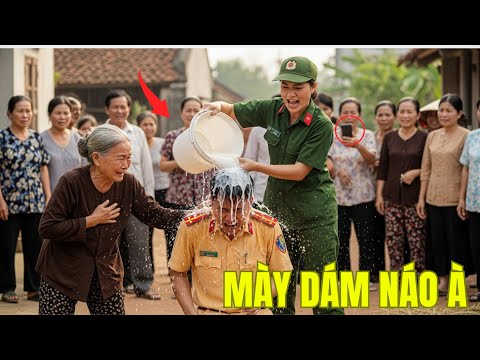 Tên CSGT Hống Hách Bị Dân Tạt Sơn Dạy Dỗ, Sau Khi Dám Bắt Nạt Bà Lão Nghèo!