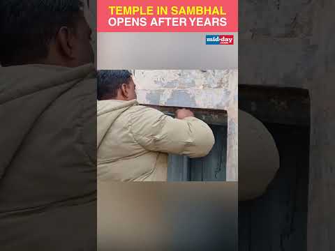 Temple in Sambhal reopens after years of being locked Local police ensure security  26K views  play Short