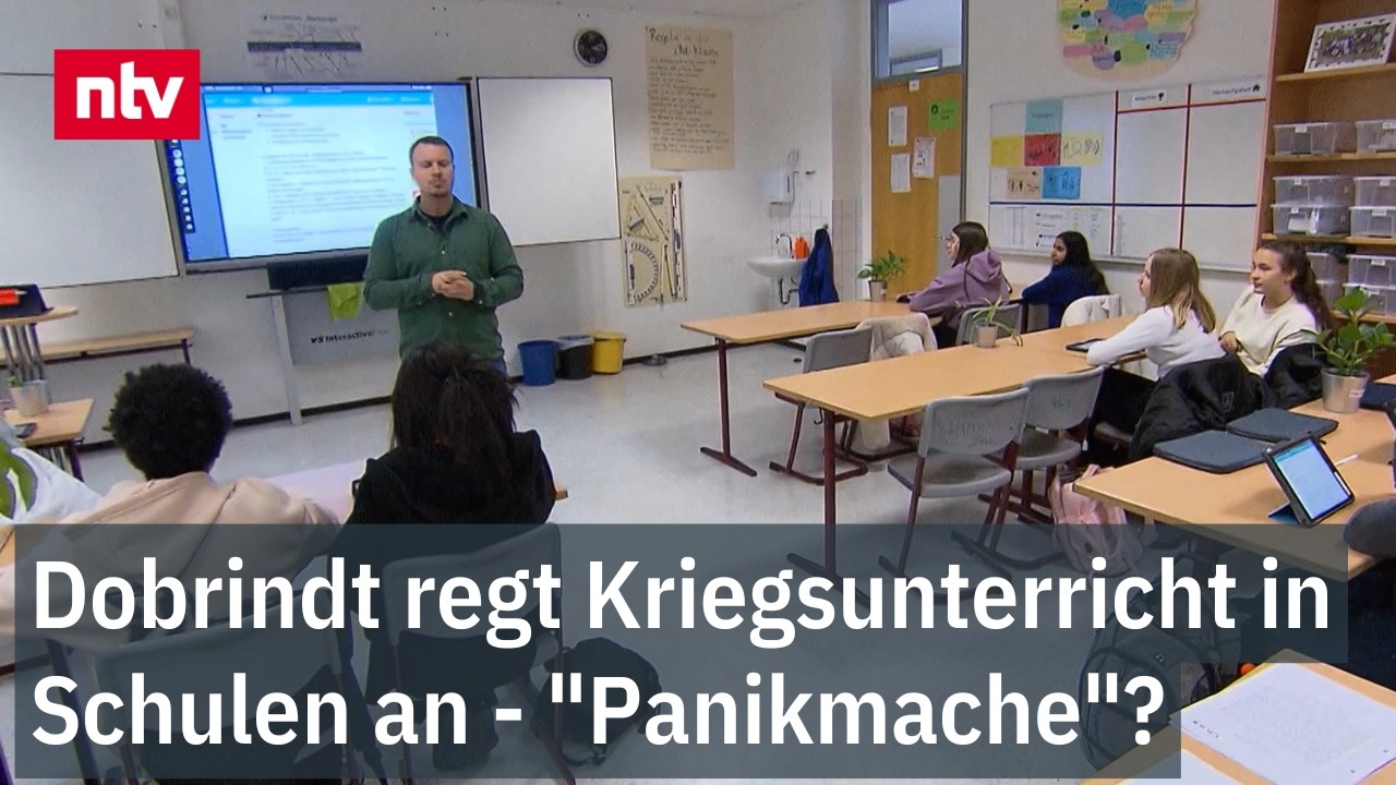 Dobrindt regt Kriegsunterricht in Schulen an - Opposition sieht "Panikmache"