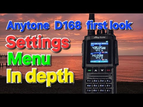 Anytone D168 in depth first look!