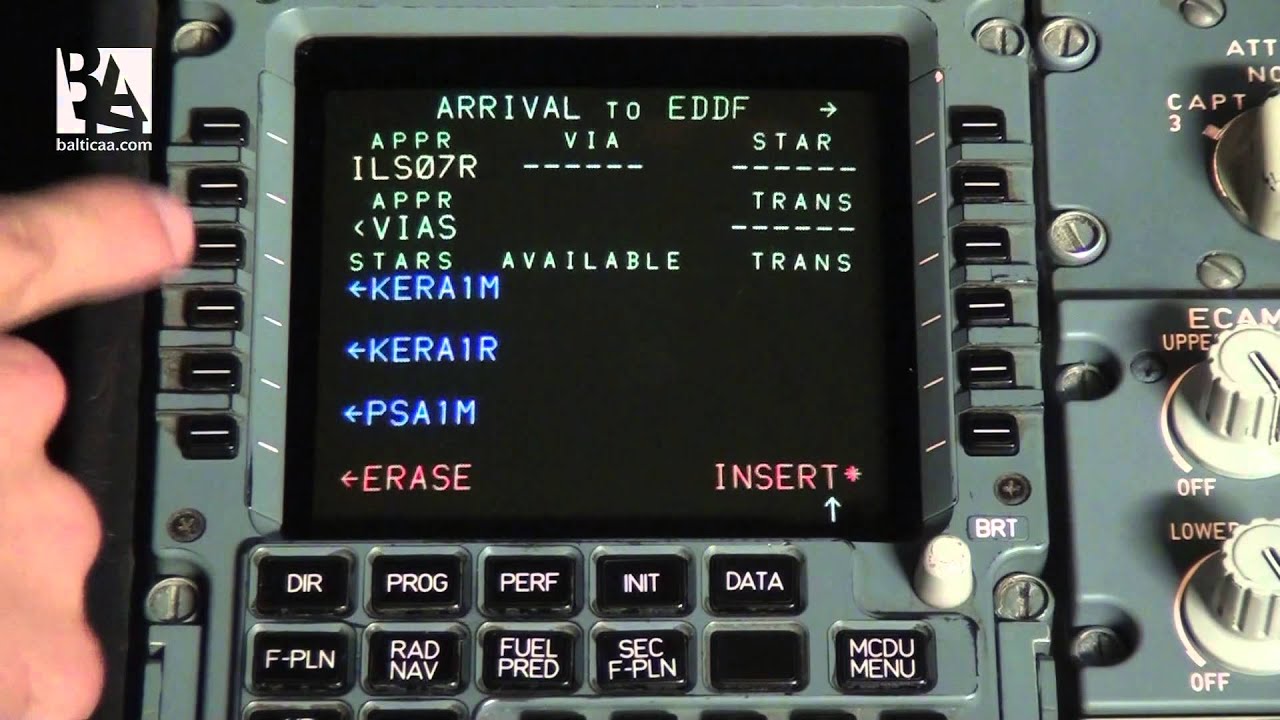 Baltic Aviation Academy Tutorial Of Multi Control Display Unit On baltic-aviation-academy-tutorial-of-multi-control-display-unit-on