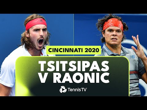 Stefanos Tsitsipas vs Milos Raonic: Cincinnati 2020 Highlights! 🤝