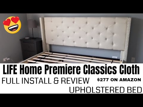 Home Life Pink Premiere Classics Velour 51 Tall Headboard Platform Bed with Slats Full-5 Year Warranty Included 007
